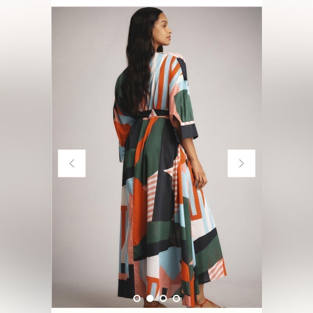 Essentiel Antwerp Focktail Oversized Maxi Dress by Anthropologie - Picture 4 of 9